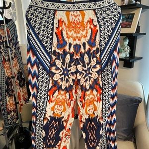 NEVER WORN - HIGH WAISTED BOHEMIAN FLAIR PANTS